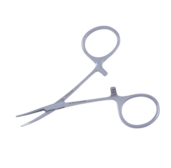 Forceps, Classic, Mosquito, Curved, Delicate, 3-7/8in, 98mm