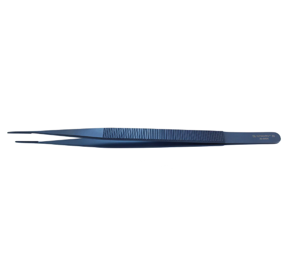 Forceps, DeBakey-Liddicoat, Straight, Fine Tip, 9-1/2"