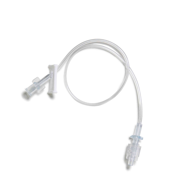 IV Extension Set, 20" Tubing without Filter, 1.0mL Volume, 25/cs