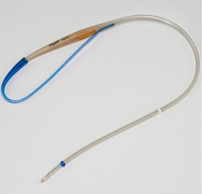 Argyle Double Lumen Left Ventricular Vent Catheter, 20 FR, 10/cs