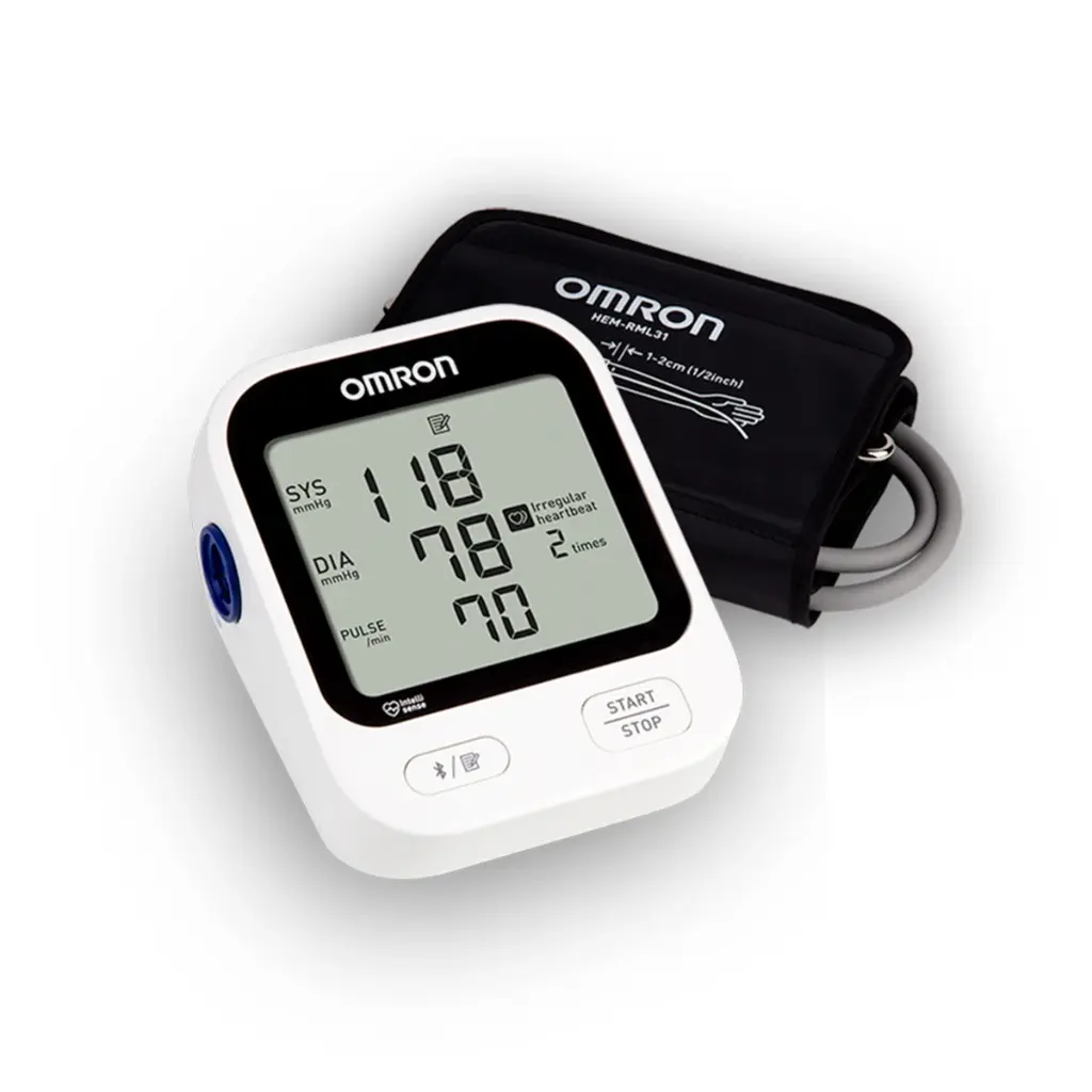 5 Series Upper Arm Blood Pressure Monitor, Advanced Accuracy, Bluetooth® Wireless Connectivity, XL Display, Irregular Heartbeat Count, Hypertension Indicator, Body Movement Detection, 1-User, 30 Total Memory, Wide-Range D-Ring Cuff, 10/cs