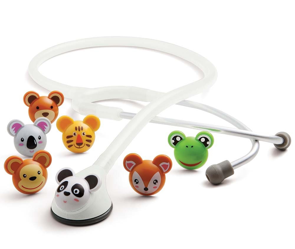 Stethoscope, Adscope Animal Scope, Pediatric, 30", White, LF