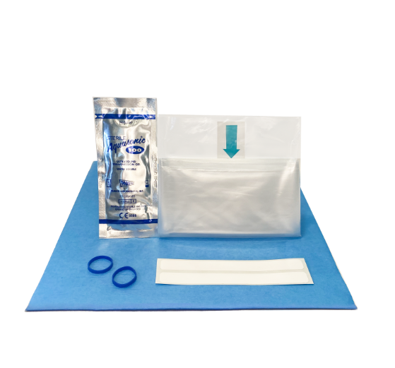 Aspen 5 x 96" Sterile Clear Probe Cover Kit w/3D End