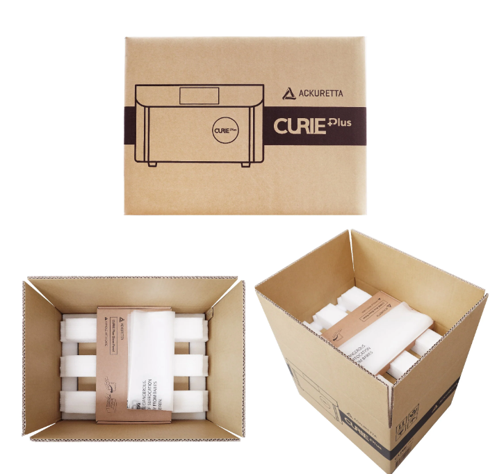 Ackuretta CURIE Plus Carton Box w/Inserts (for CURIE Plus UV Curing Oven)