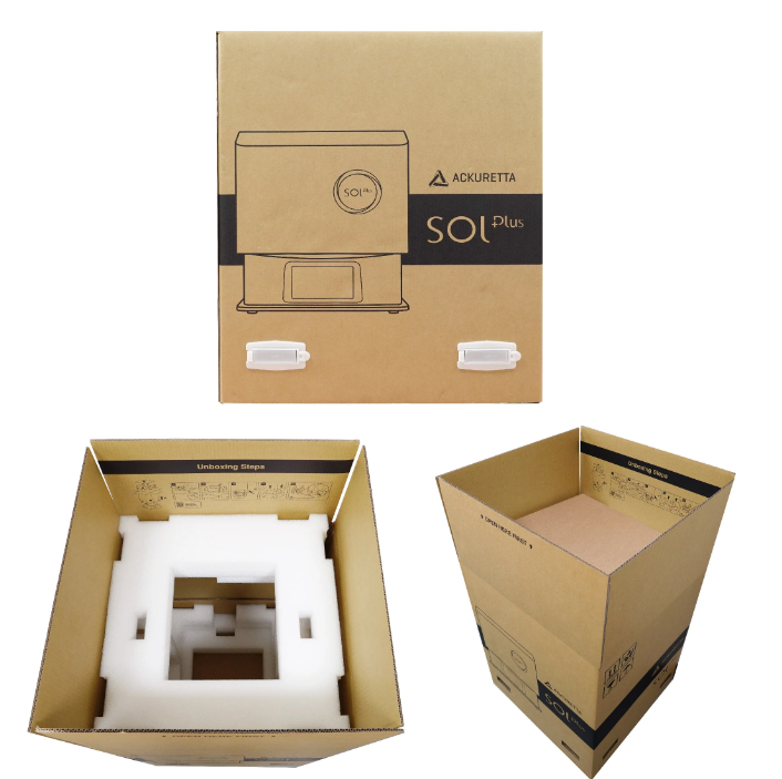 Ackuretta SOL Plus Carton Box w/Insert (for SOL Plus 3D Printer)