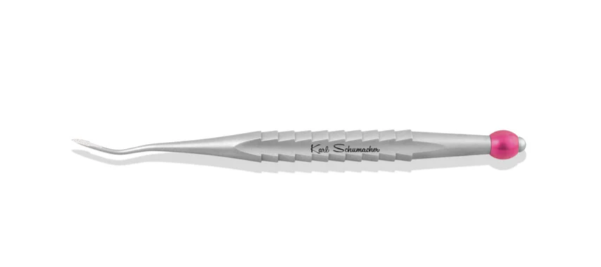 Distally Angled Sharpened Spade Proximator, Purple