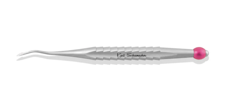 Mesially Angled Sharpened Spade Proximator, Purple