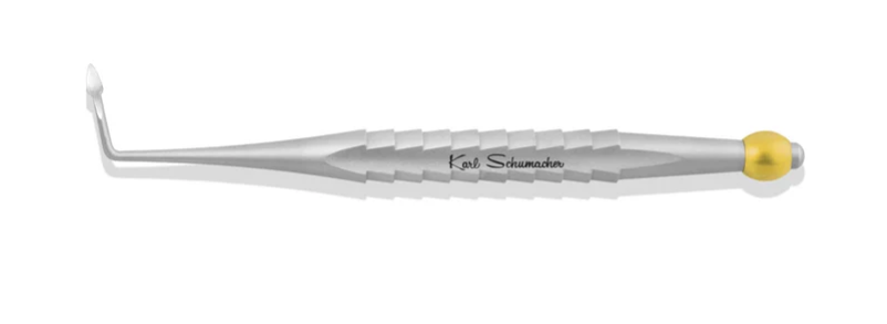 Sharpened Spade Proximator, Angled Right, Yellow