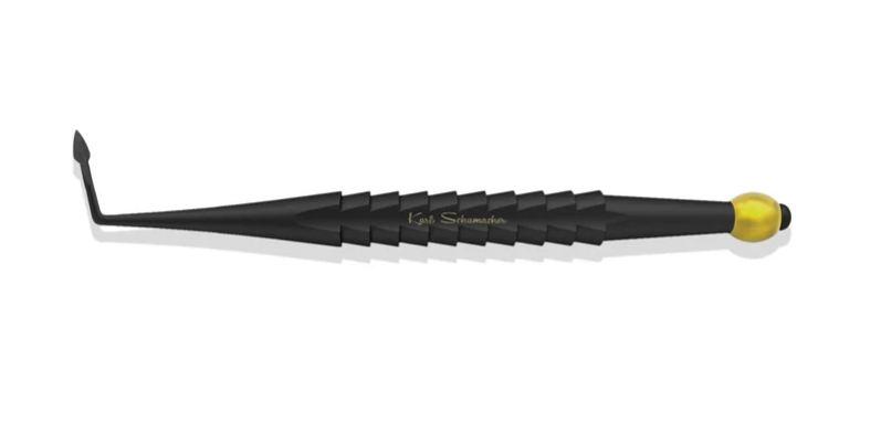 Aetranox Sharpened Spade Proximator, Angled Right, Yellow