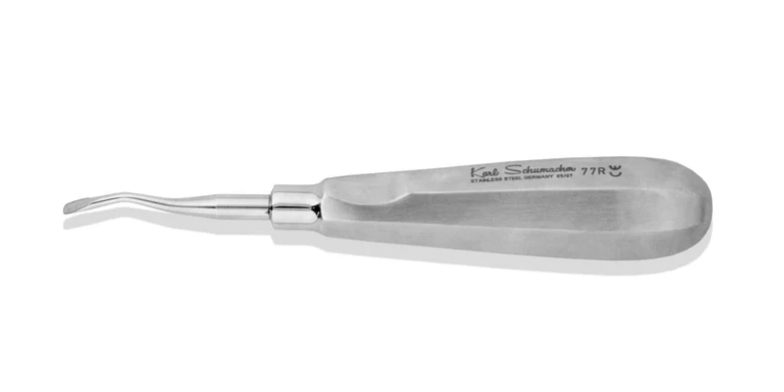 Elevator #77R, Angled, Regular Flared, Mesial, Serrated