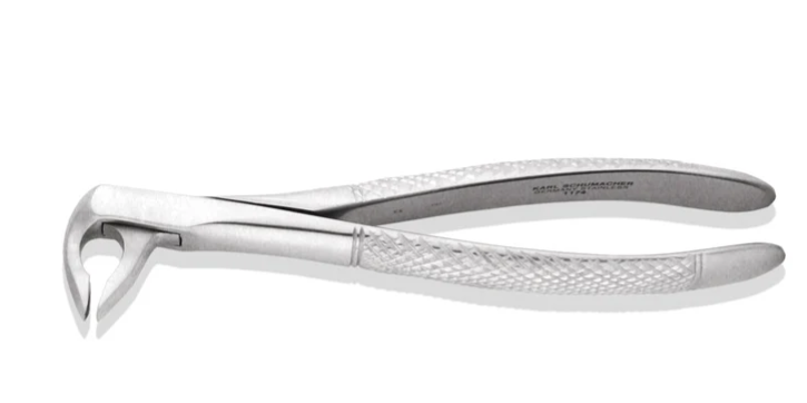 Lower Universal Apical Retention Forceps #1174, Subgingival Beak