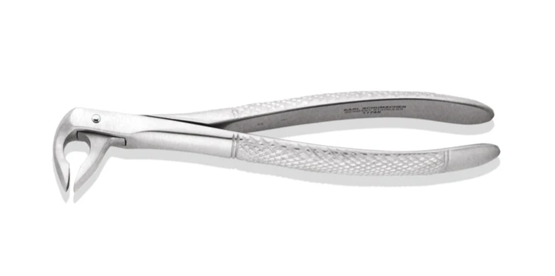 Narrow Lower Anterior Apical Retention Forceps #1174N, Subgingival Beak