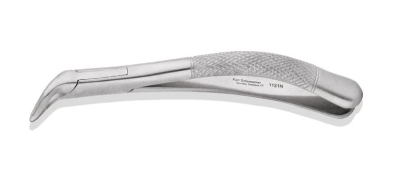 Narrow Lower Universal Apical Retention Forceps #1121N, Subgingival Beak