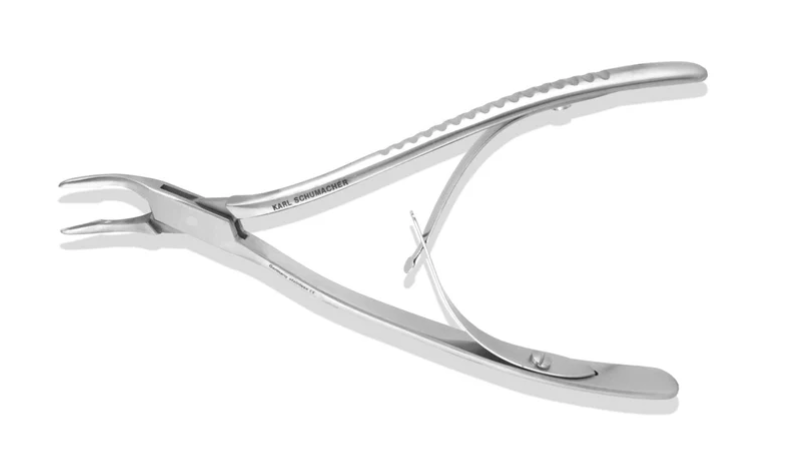 Rongeur #12C, Micro Friedman, Light Pattern, S-Curved Handle, 30°, 15.5cm