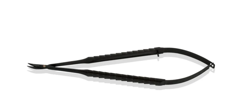 Castro-Viejo Scissors #917, Twist Joint, Curved Tips, 18cm, TiAlNi Aetranox