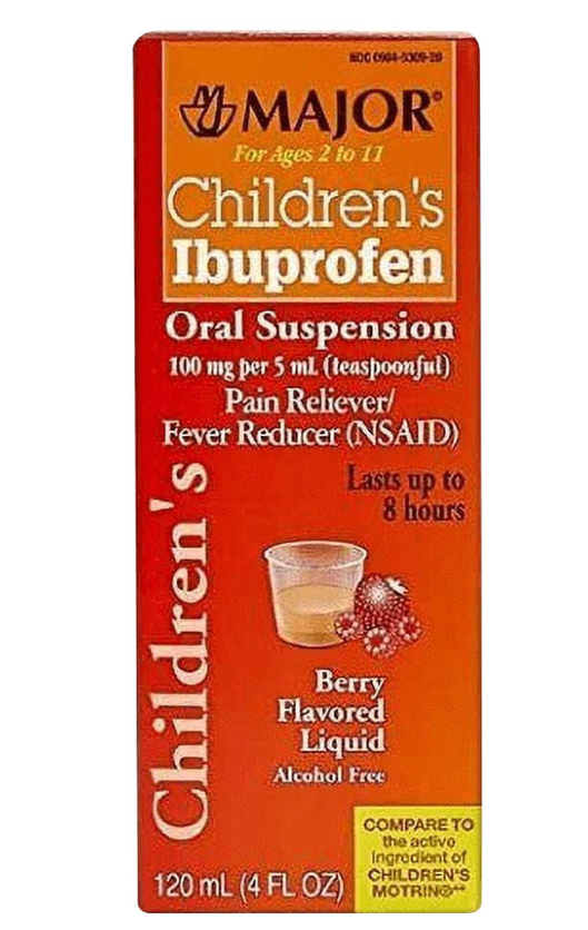 Childrens Ibuprofen, Oral Suspension, 120mL, Compare to Motrin, NDC# 00904-5577-20