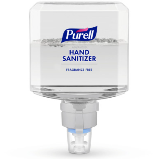 Hand Sanitizer, Gentle & Free Foam, ES8, Clear, 800mL, 2/cs