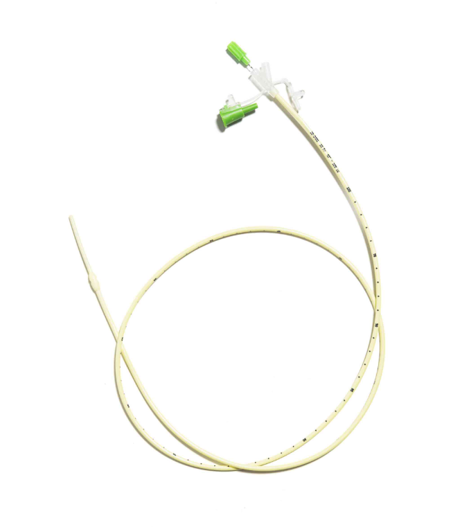 Nasogastric/Nasointestinal, Feeding Tube w/Stylet, 10 FR, 109cm L, Weighted Tip, Sterile, 10/cs