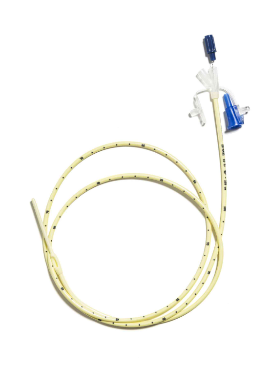 Nasogastric/Nasointestinal, Feeding Tube w/Stylet, 8 FR, 109cm L, Weighted Tip, Sterile, 10/cs