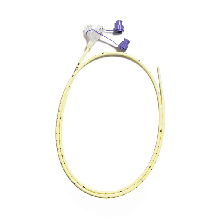 Feeding Tube w/ENFit Connector, 12 FR, 36", Yellow, Sterile, Single-Use, Non-Weighted, 10/cs
