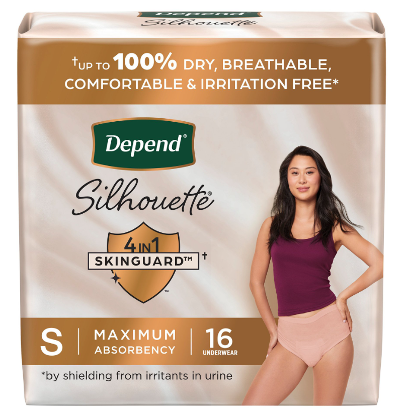 Silhouette Underwear, Max, Pink, Sm, 16/pk, 2pk/cs