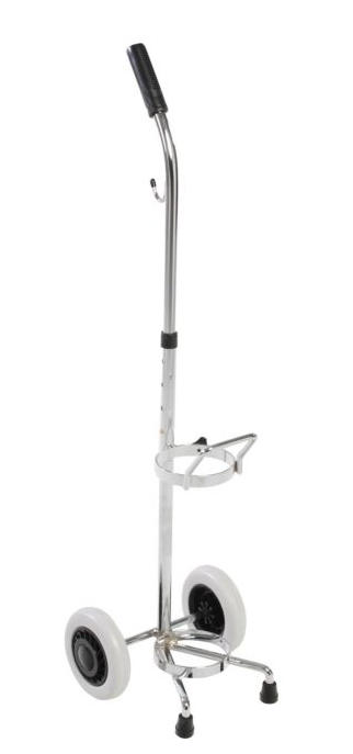 Oxygen Tank Cart with D and E Cylinder Wheels, 2/cs