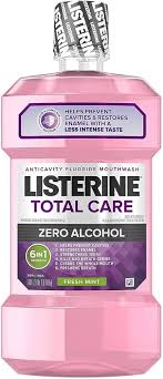 Listerine Total Care Mouth Rinse, Fresh Mint, 250 ml, 6/cs