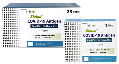Covid-19 Antigen Rapid Test for Home Use, Rapid Immunoassay for SARS-Cov-2 Antigen, 1 test/kt