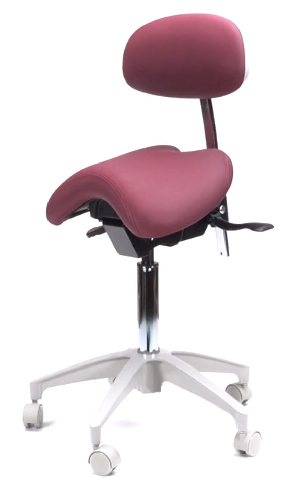 Crown Seating Denver C130DB Saddle Operator Stool w/Back