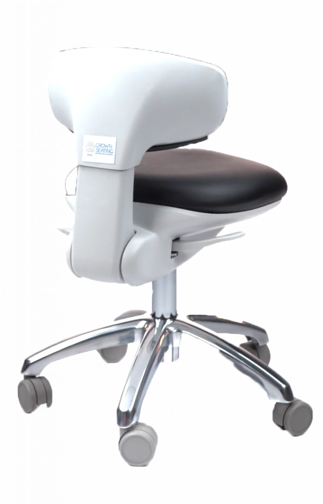 Crown Seating Aurora C140D Modern Operator Stool (Beige ABS)