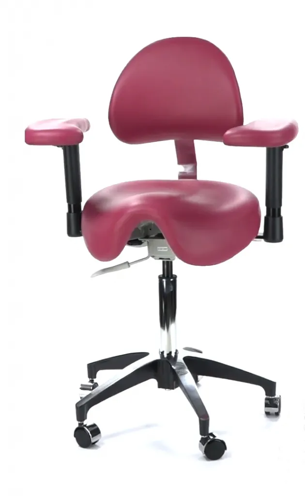 Crown Seating Colorado C170D Cradle Operator Stool w/Back & Arms