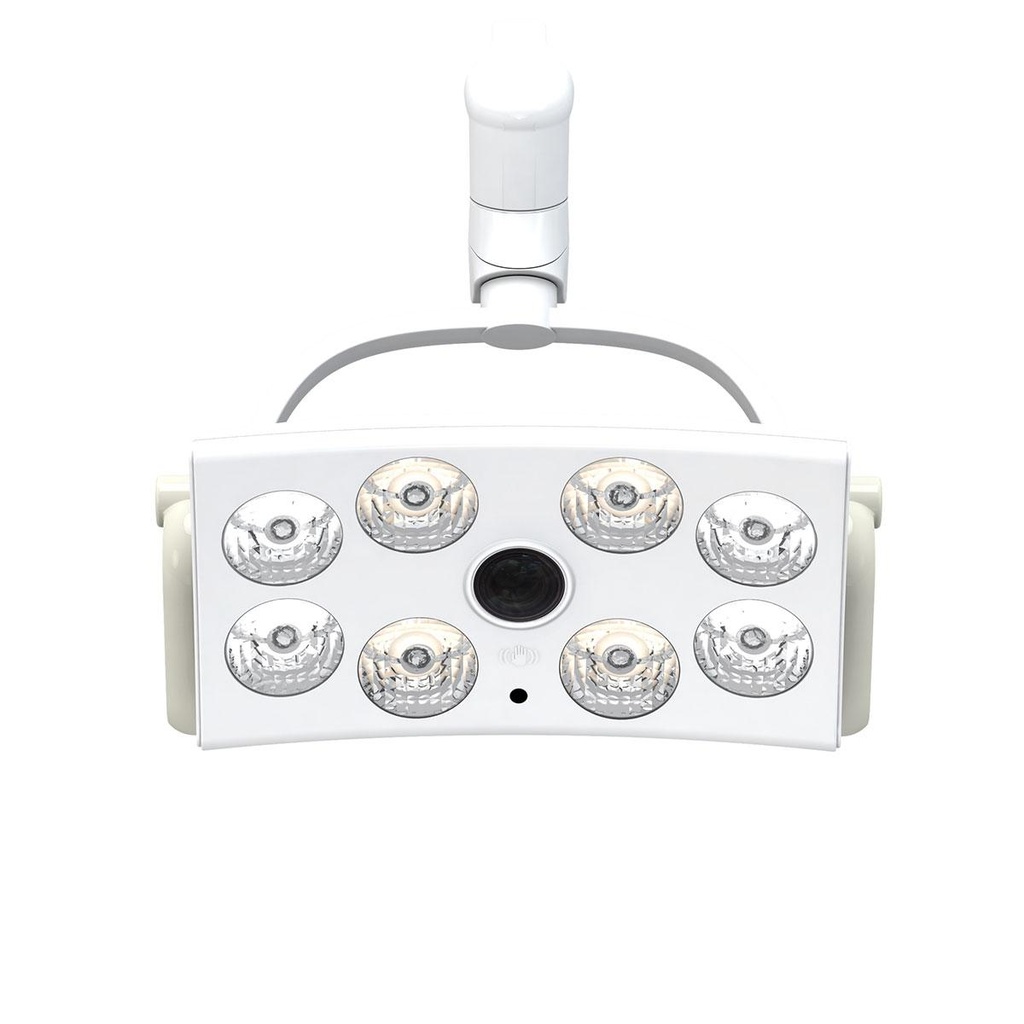 Boyd C500 Camera Exam Light w/Remote Control, Chair Mount, 40" Post, White 