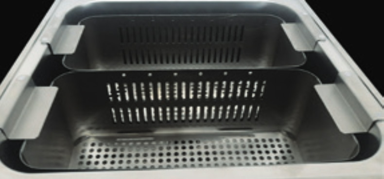 Half Basket for U-13LH/REC U-19LH/REC Ultrasonic, stainless steel