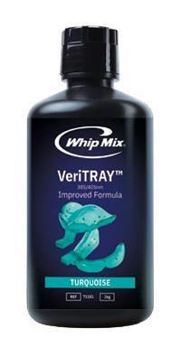 Whip Mix VeriTRAY Turquoise, 385/405, 1Kg