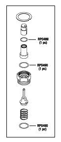 Solenoid Valve Repair Kit for Exhaust Manifold S40
