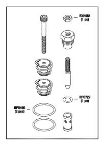 Check Valve & Flow Control Kit for Century V116, V120