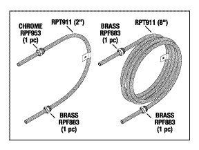 Air Hose (Braided Gray) for Cavitron G118, G120, G122