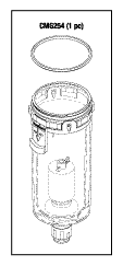 Bowl (Auto Drain) for Coalescing Filter Assembly
