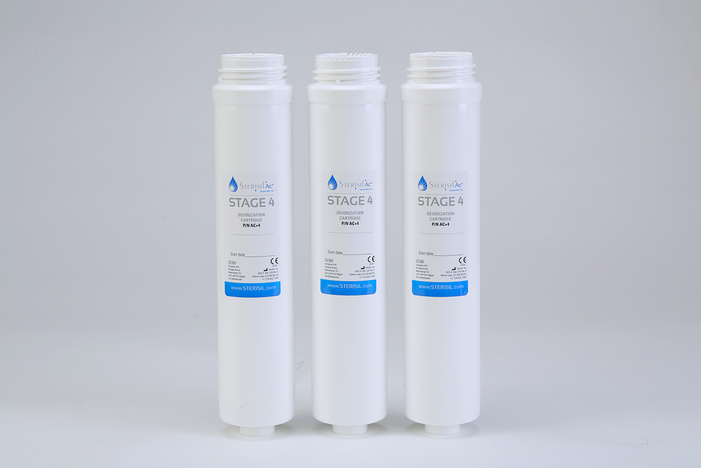 (3) Stage 4 - Deionization Cartridges