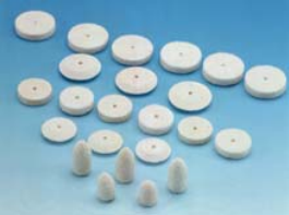 1/2" Pointed Minim Felt Cones, Pkg. of 24