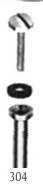 No. 304 HP, Pkg. of 12 Mandrels