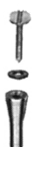 Heavy Duty, 1/8", Pkg. of 12 Mandrels