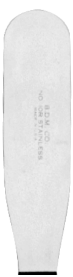 No. 10R Spatula, 4 1/4" Extra-Stiff Blade