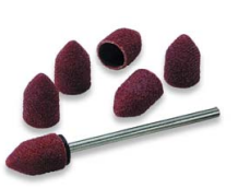 SoftGrind Intro Kit, Pkg of 10 Sleeves (9mm Head Diameter) and 1 HP Mandrel