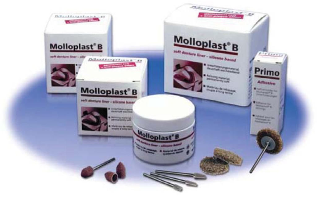 170 Gm. Lab Size Jar of Molloplast-B Soft Reline Material
