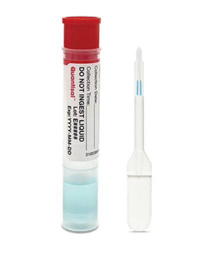 Quantisal I Oral Fluid Collection Device w/Buffer, 25/bx