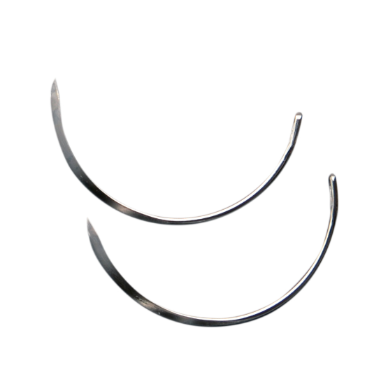 Needle, 1/2 Circle, Reverse Cutting, Heavy Fistula, .056x2.34, Sterile, 2/pch, 72 pches/bx