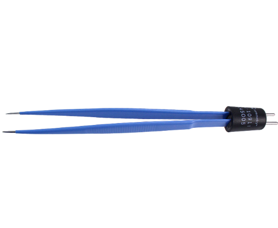 Olsen Bipolar Forceps, Semkin, Insulated, Smooth, Straight, 0.75 mm Tips, 5 1/2 in, 140 mm, Reusable