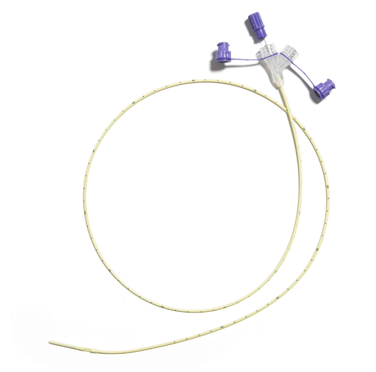 Nasogastric/Nasointestinal, Feeding Tube w/Stylet & EnFit Connector, Pediatric, 6 FR, 56cm L, Weighted Tip, Non-Sterile, 10/cs (Rx) 