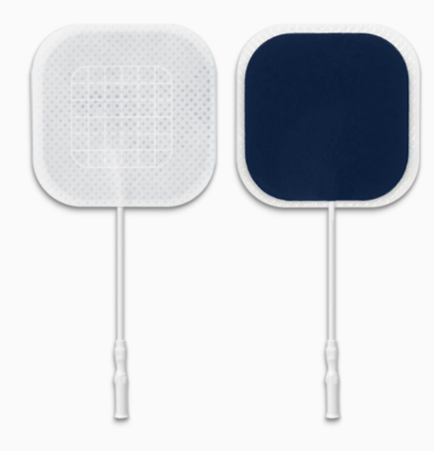 Electrode, UltraStim X Blue, 2x2in, Square, 40/cs